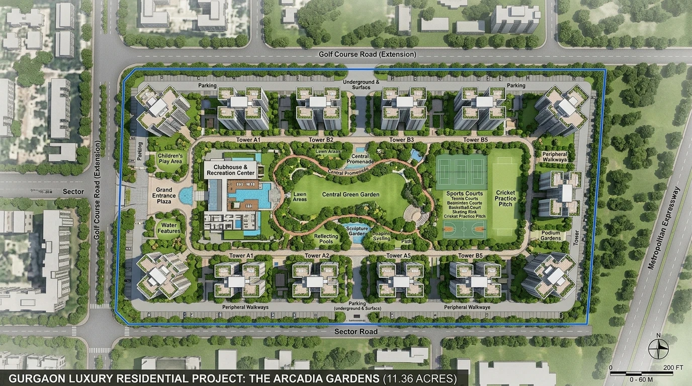 Godrej Verano Layout and Master Plan Design